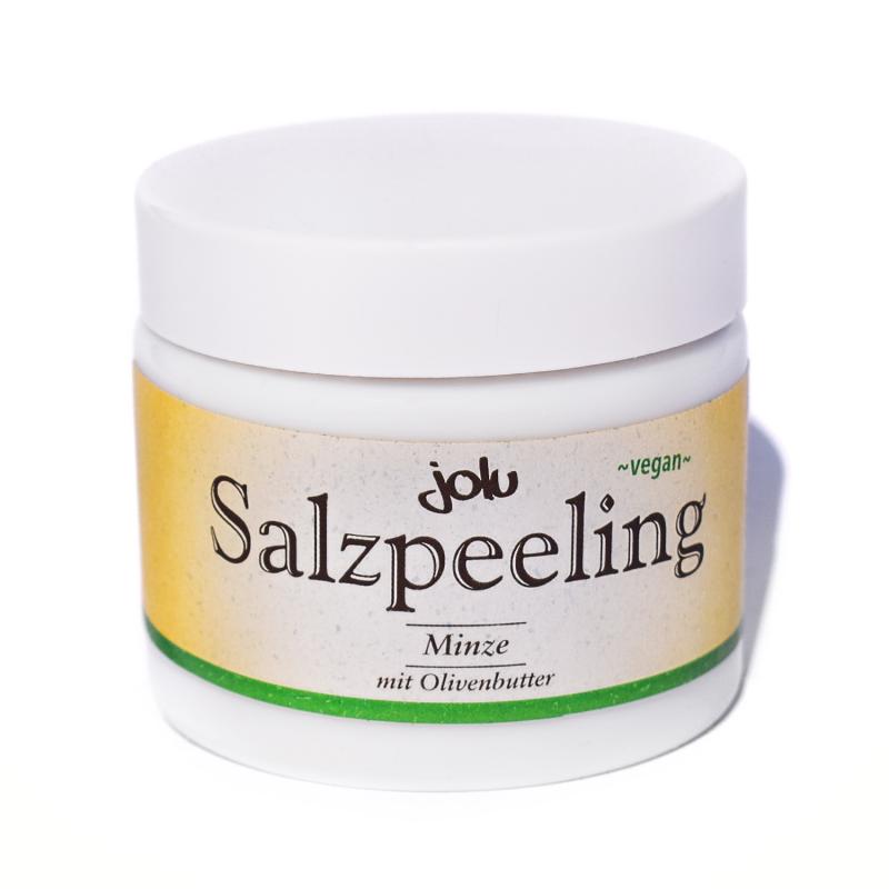 Körperpeeling Salzpeeling Minze