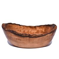 Olive Wood Bowl Rustic