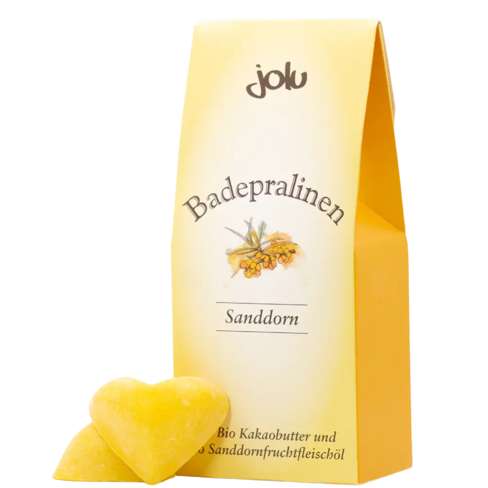 Badepralinen Sanddorn