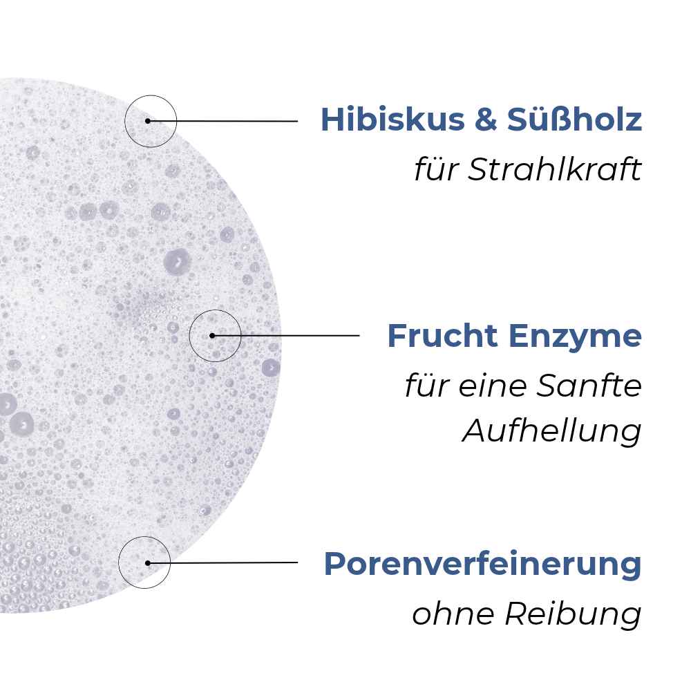 Aufhellendes Enzympeeling