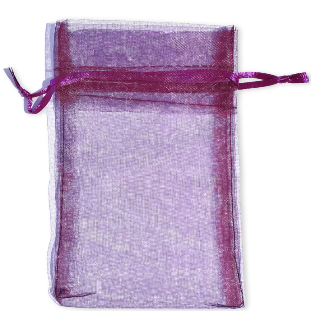 Organzabeutel Weinrot
