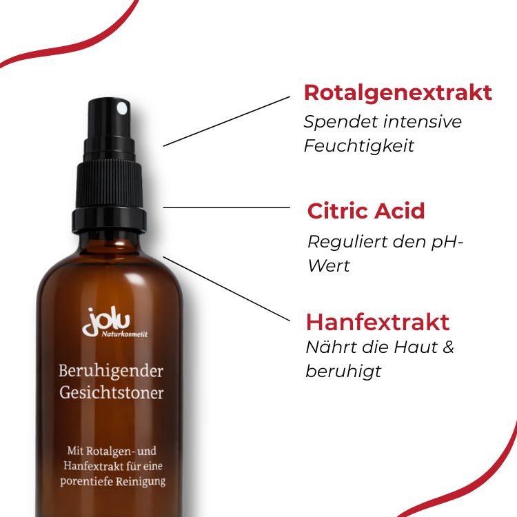 Beruhigender Gesichtstoner