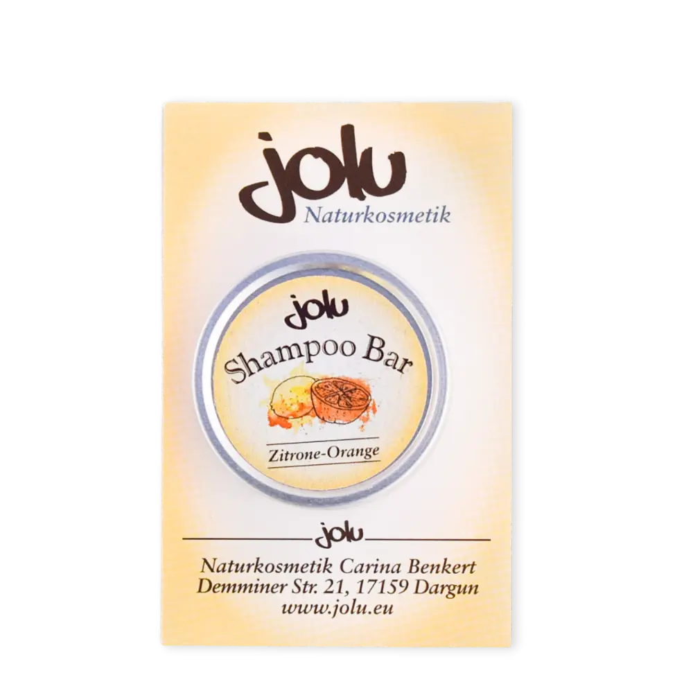 Shampoo Bar Zitrone Orange Reisegroße